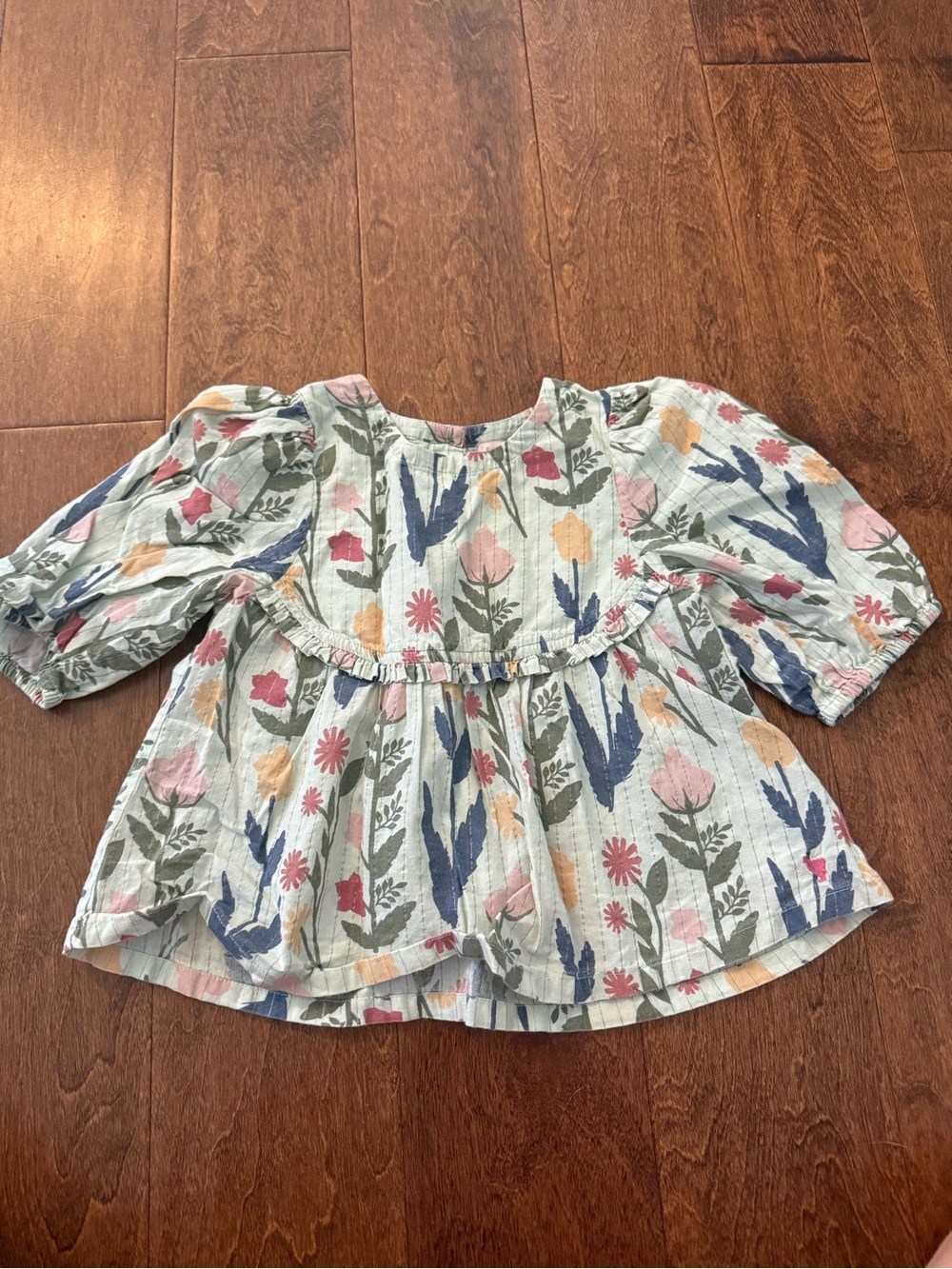 Pink Chicken Floral Blouse
